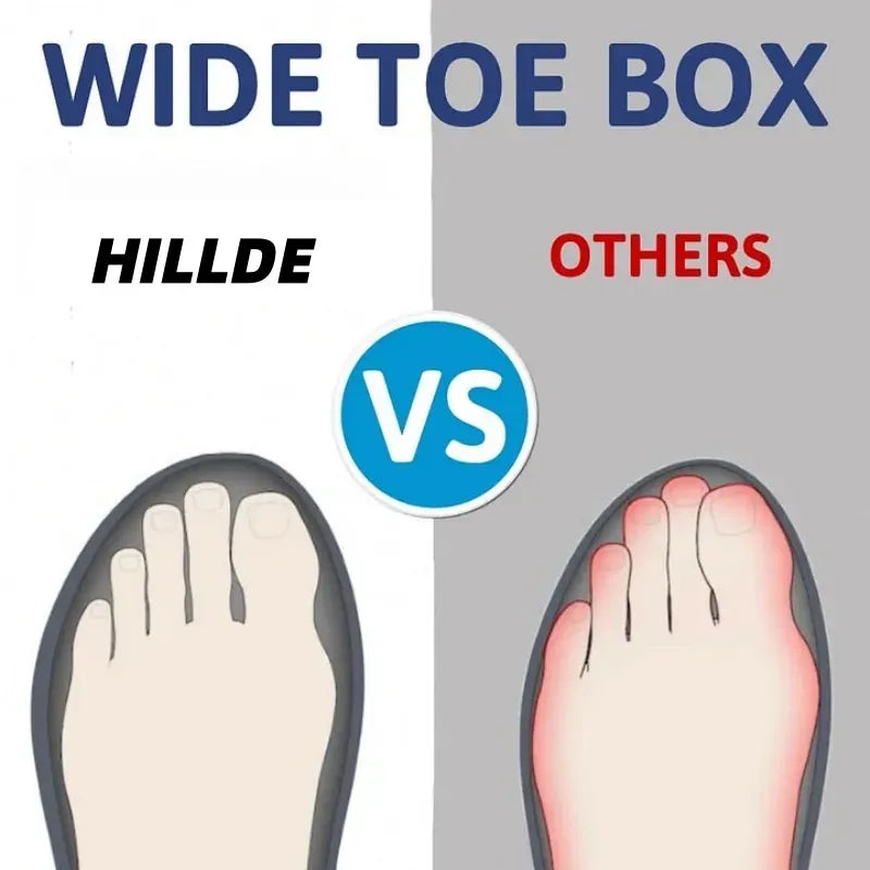 Herren Outdoor Wanderschuhe – Atmungsaktive, wasserdichte Halbschuhe mit rutschfester Traktion, abriebfester Konstruktion & orthopädischer Zehenfreiheit mit Fußgewölbestütze