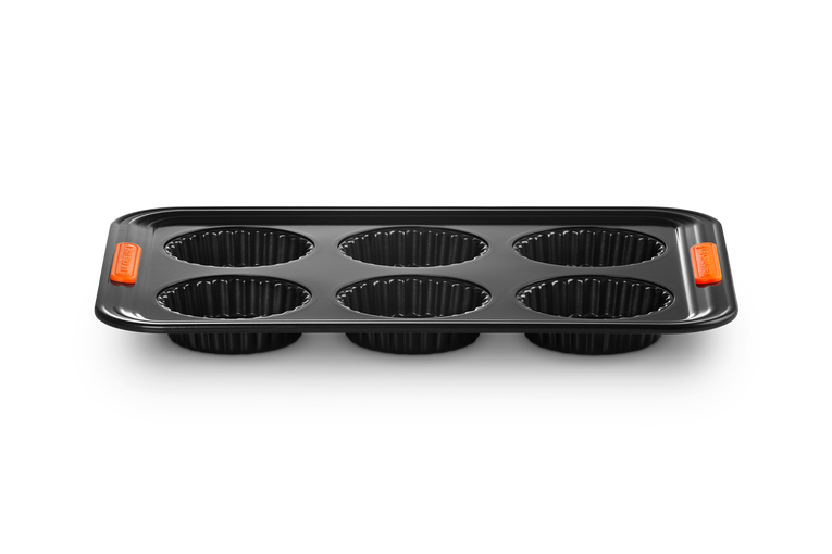 6 Cup Fluted Tart Tin Tray