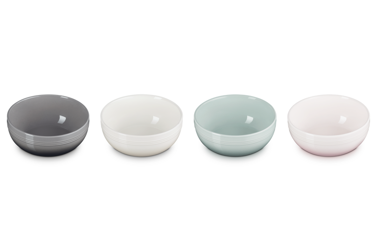 Stoneware Coupe Set of 4 Cereal Bowls